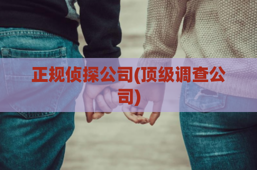 正规侦探公司(顶级调查公司)